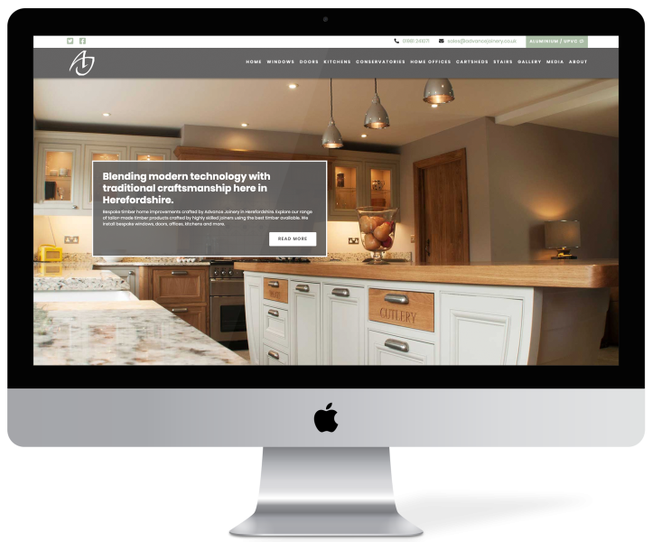 Web Re-Design For Advance Joinery